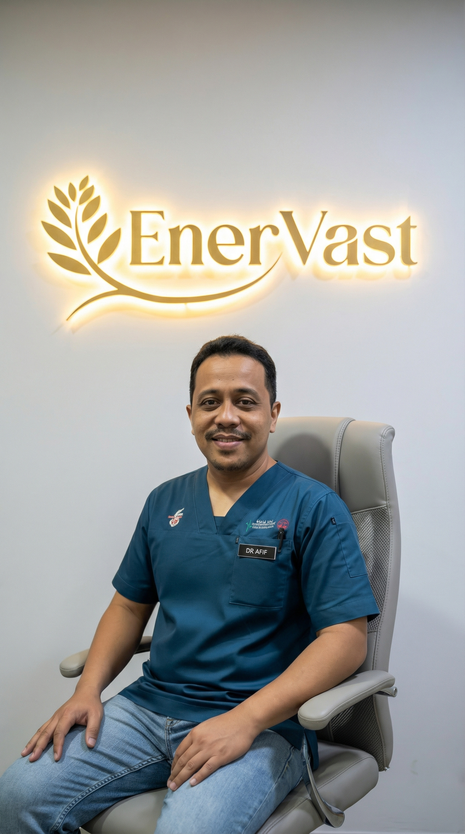 Dr Afif, MD (UKM) — CEO Klinik Al-Farhain and Production Lead for EnerVast digestive wellness supplement
